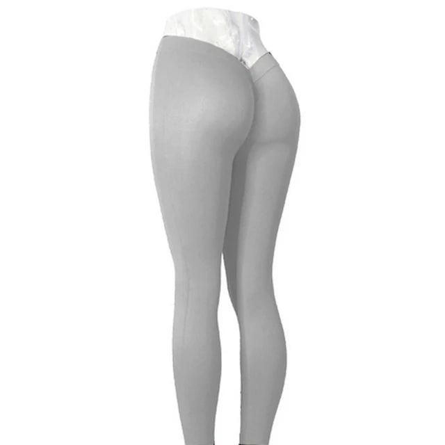 Nylon V Back Booty Yoga Pants for Women - LACEDUPED