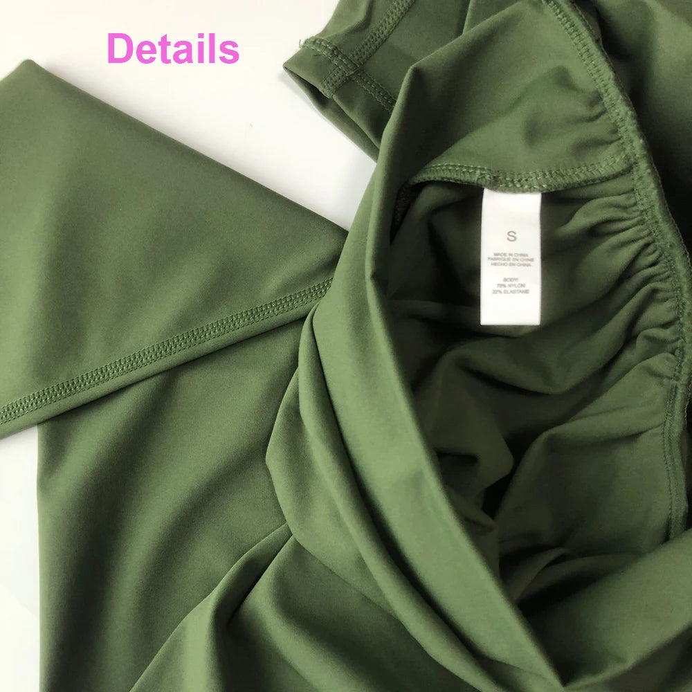 Nylon V Back Booty Yoga Pants for Women - LACEDUPED