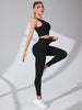 Scoop Neck Wide Strap Top and Pants Active Set - LACEDUPED