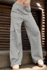 Drawstring Active Pants with Pockets - LACEDUPED