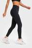 Highly Stretchy Wide Waistband Yoga Leggings - LACEDUPED