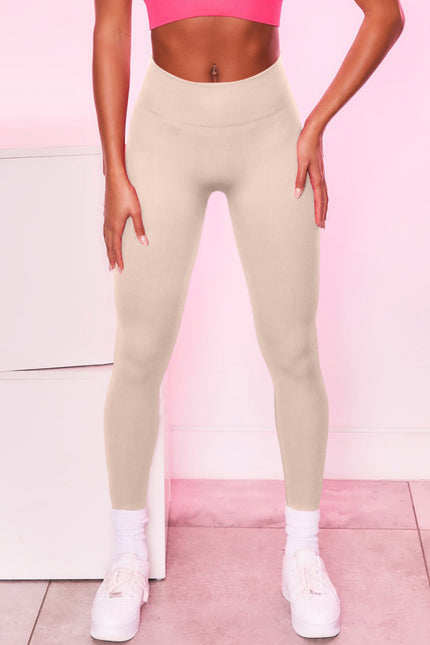 High Waist Active Pants - LACEDUPED