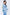 American Bazi Full Size Painted Back Distressed Denim Jacket