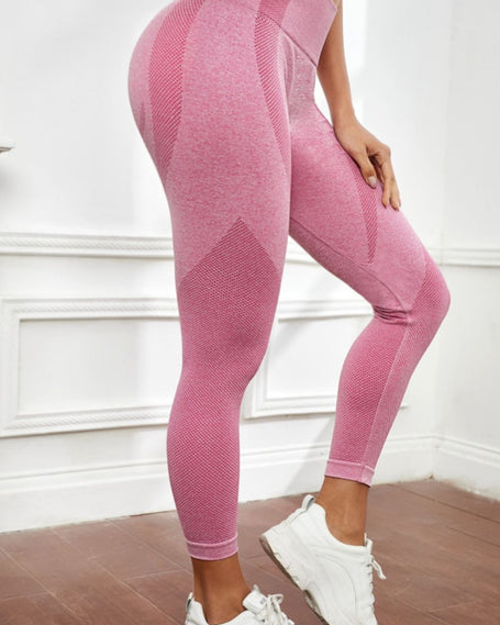 High Waistband Long Active Pants - LACEDUPED