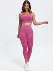 Scoop Neck Wide Strap Top and Pants Active Set - LACEDUPED