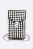 Crystal Studs Cellphone Convertible Bag