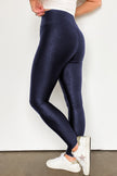 Solid High Waist Leggings - LACEDUPED