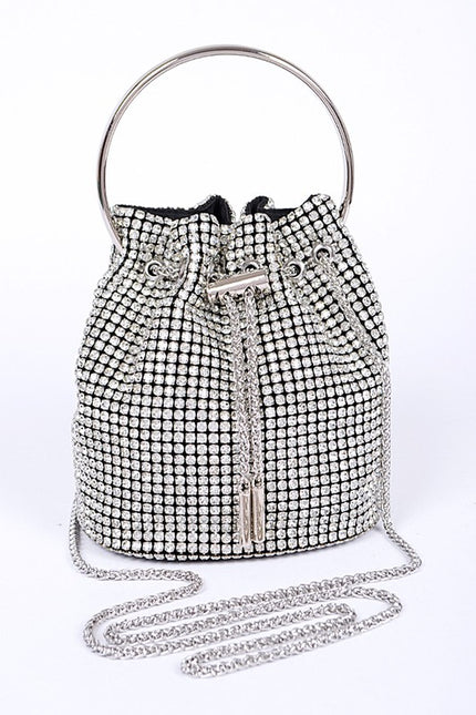 Oversize Rhinestone Iconic Bucket Bag