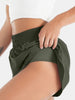 Elastic Waist Active Shorts - LACEDUPED