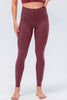 Wide Waistband Slim Fit Active Leggings - LACEDUPED