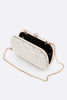 Pearl Embellshment Bridal Box Clutch