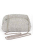 Oversize Rhinestone Convertible Soft Clutch Bag