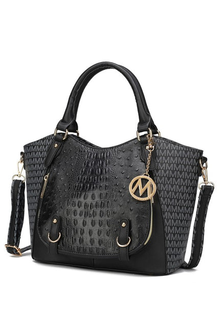 MKF Collection Jacqueline Signature Satchel Bag