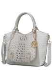 MKF Collection Jacqueline Signature Satchel Bag