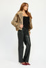 ANIMAL PRINT FURRY JACKET