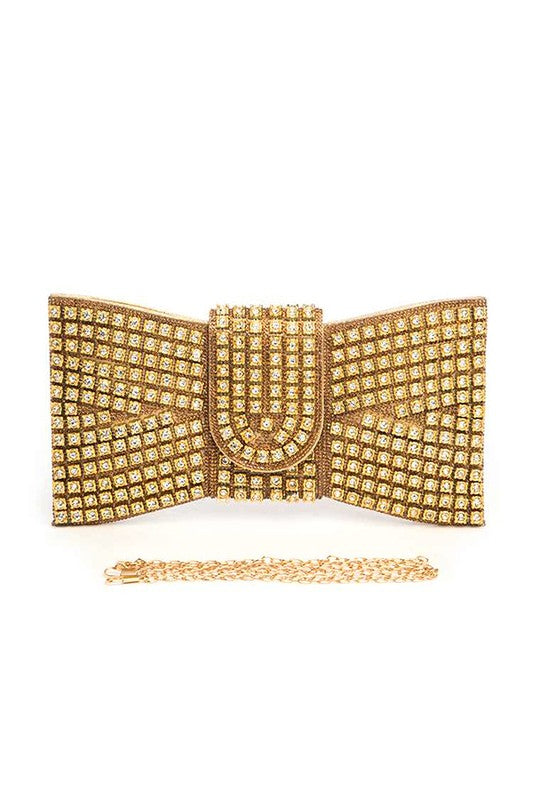 Rhinestone Bowtie Iconic Clutch Bag