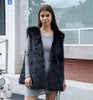 Long Fax Fur Cardigan