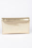 Convertible Metallic Envelope Clutch