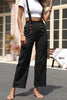 Adjustable Strap Straight Leg Overalls - LACEDUPED