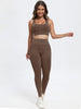 Scoop Neck Wide Strap Top and Pants Active Set - LACEDUPED