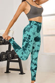 Tie-Dye High Waist Active Leggings - LACEDUPED