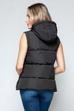 Snobbish Snap and Zip Closure Hooded Vest - LACEDUPED