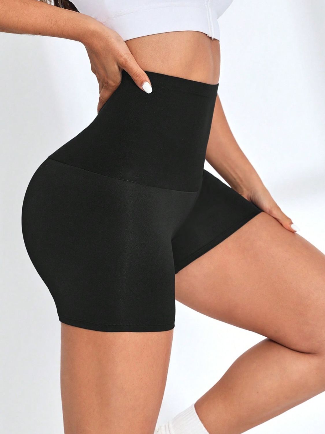 High Waist Active Shorts - LACEDUPED