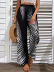 Printed Wide Leg Pants - LACEDUPED