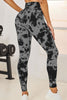 Tie-Dye High Waist Active Leggings - LACEDUPED