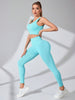 Scoop Neck Wide Strap Top and Pants Active Set - LACEDUPED