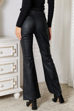 Kancan Slit Flare Leg Pants - LACEDUPED