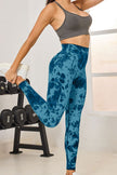 Tie-Dye High Waist Active Leggings - LACEDUPED