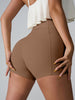 High Waist Active Shorts - LACEDUPED