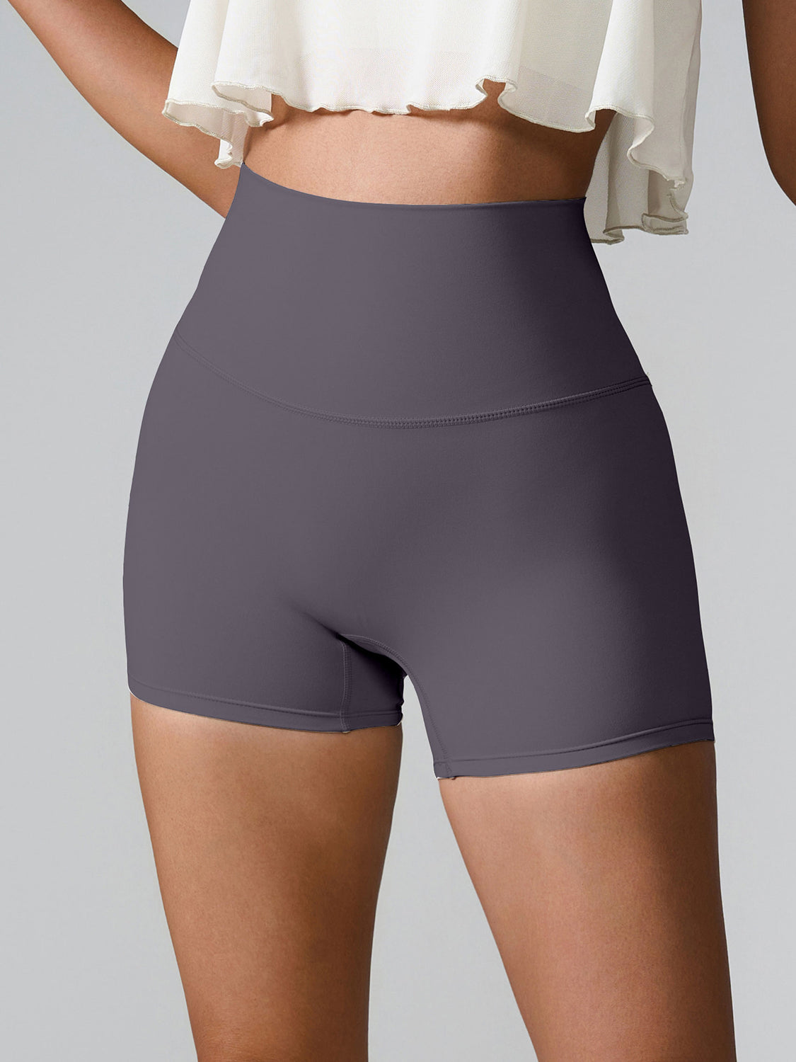 High Waist Active Shorts - LACEDUPED