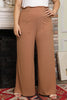 Plus Size Wide Leg Pants with Pockets