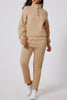 Half Snap Turtleneck Top and Pants Active Set - LACEDUPED