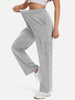 Pocketed High Waist Pants - LACEDUPED