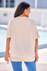 Plus Size Ribbed Cocoon Cover Up