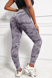 Camo Print Seamless High Waist Yoga Leggings - LACEDUPED