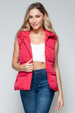 Snobbish Snap and Zip Closure Hooded Vest - LACEDUPED