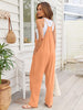 V-Neck Spaghetti Strap Jumpsuit - LACEDUPED