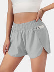 Elastic Waist Active Shorts - LACEDUPED