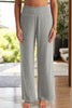 Ribbed High Waist Pants - LACEDUPED