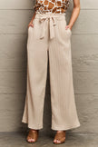 Tie Waist Long Pants - LACEDUPED