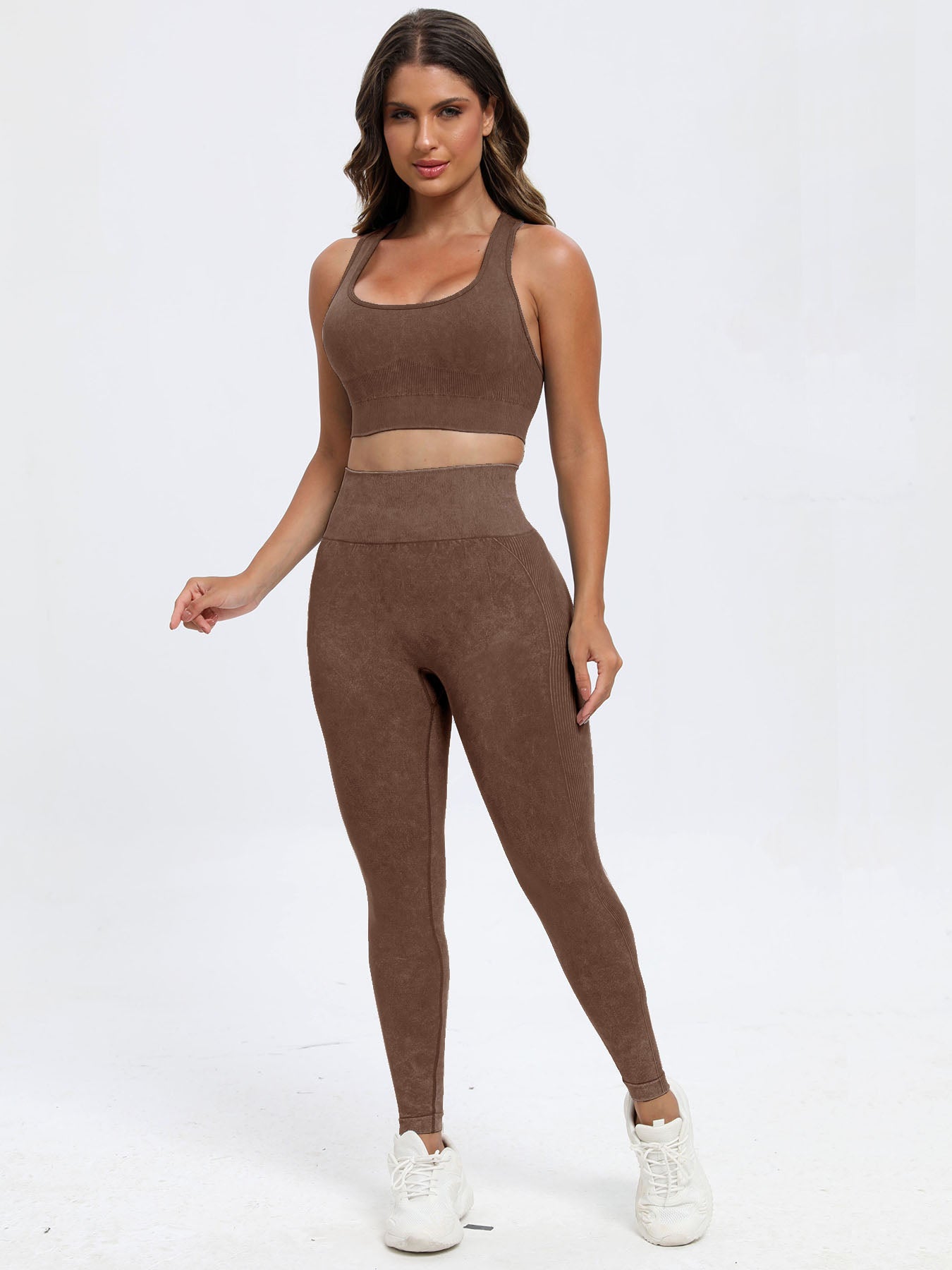 Scoop Neck Wide Strap Top and Pants Active Set - LACEDUPED