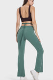 Tied Mid-Rise Waist Active Pants - LACEDUPED