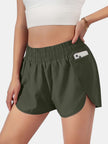 Elastic Waist Active Shorts - LACEDUPED