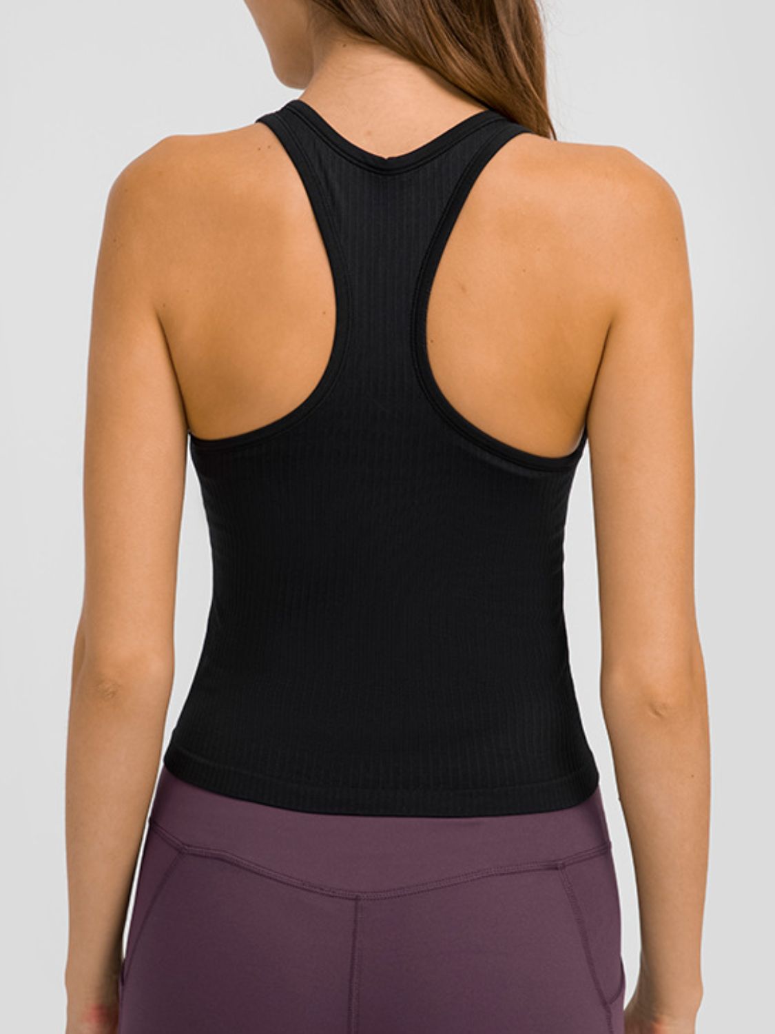 Round Neck Racerback Active Tank - LACEDUPED