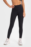 Highly Stretchy Wide Waistband Yoga Leggings - LACEDUPED