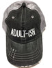 Adultish Embroidered Trucker hat